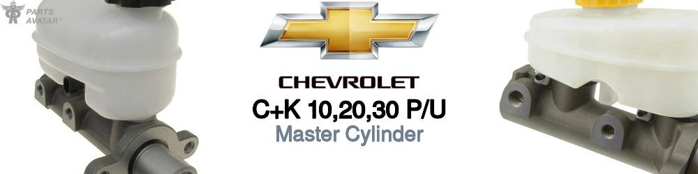 Discover Chevrolet C+k 10,20,30 p/u Master Cylinders For Your Vehicle