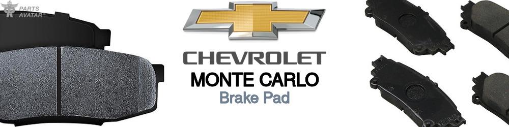 Discover Chevrolet Monte carlo Brake Pads For Your Vehicle