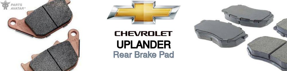 Discover Chevrolet Uplander Rear Brake Pads For Your Vehicle