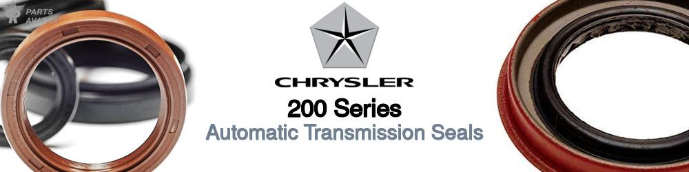 Discover Chrysler 200 series Transmission Seals For Your Vehicle