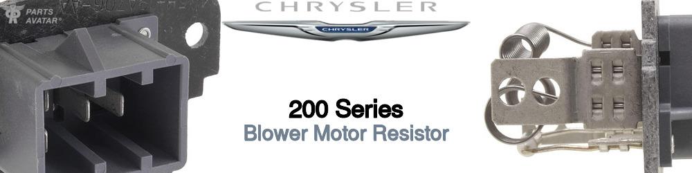 Discover Chrysler 200 series Blower Motor Resistors For Your Vehicle