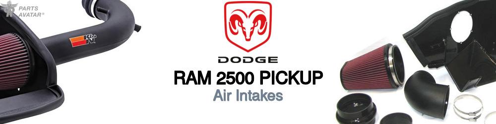 Discover Dodge Ram 2500 pickup Air Intakes For Your Vehicle