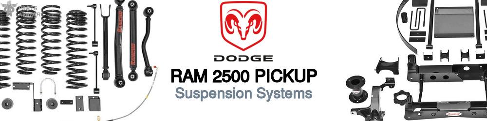 Discover Dodge Ram 2500 pickup Suspension For Your Vehicle