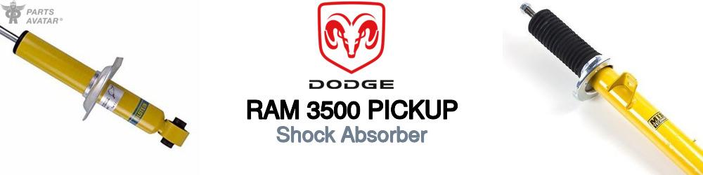 Discover Dodge Ram 3500 pickup Shock Absorber For Your Vehicle