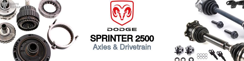 Discover Dodge Sprinter 2500 Drivetrain For Your Vehicle