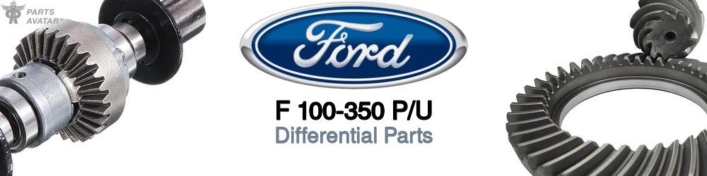 Discover Ford F 100-350 p/u Differential Parts For Your Vehicle