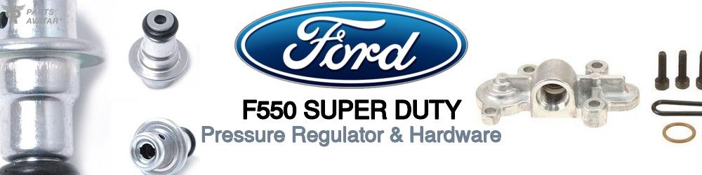 Discover Ford F550 super duty Fuel Pressure Regulators For Your Vehicle