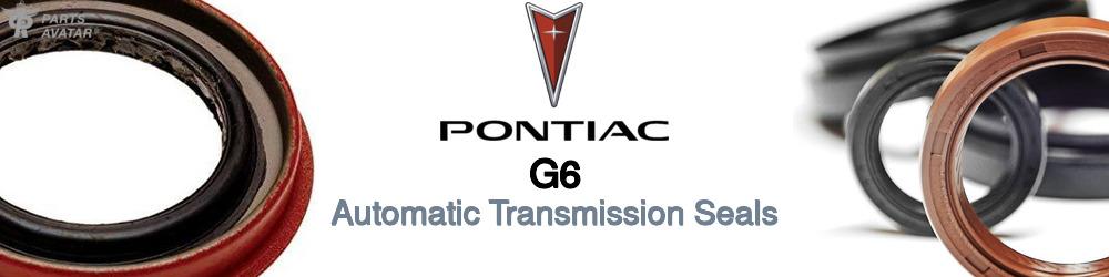 Discover Pontiac G6 Transmission Seals For Your Vehicle