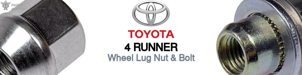 Discover Toyota 4 runner Wheel Lug Nut & Bolt For Your Vehicle