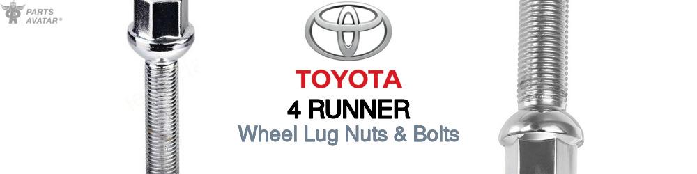 Discover Toyota 4 runner Wheel Lug Nuts & Bolts For Your Vehicle