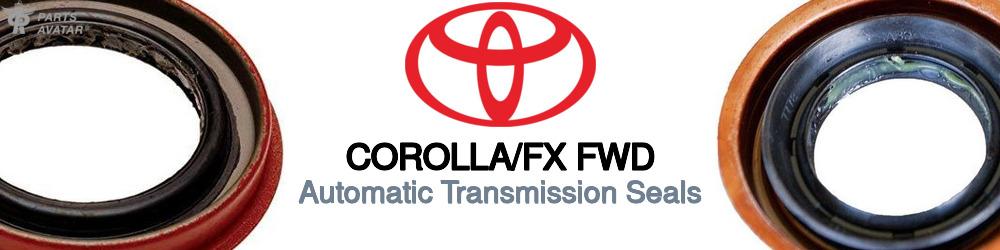 Discover Toyota Corolla/fx fwd Transmission Seals For Your Vehicle