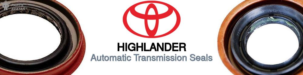 Discover Toyota Highlander Transmission Seals For Your Vehicle