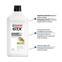 Purchase Top-Quality Castrol GTX 10W40 Engine Oil by CASTROL 08