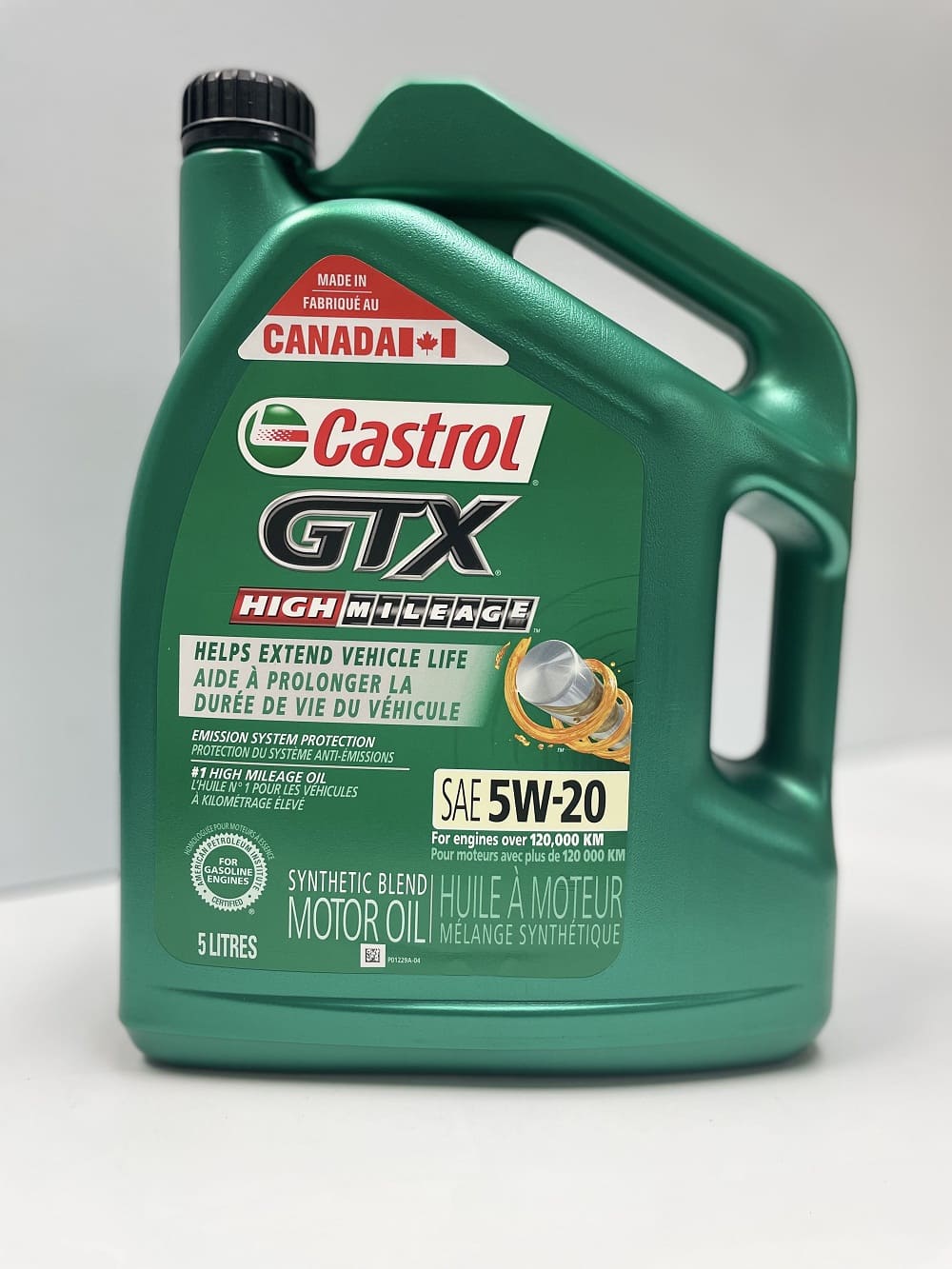 Castrol GTX High Mileage 5W20 Engine Oil by CASTROL 02