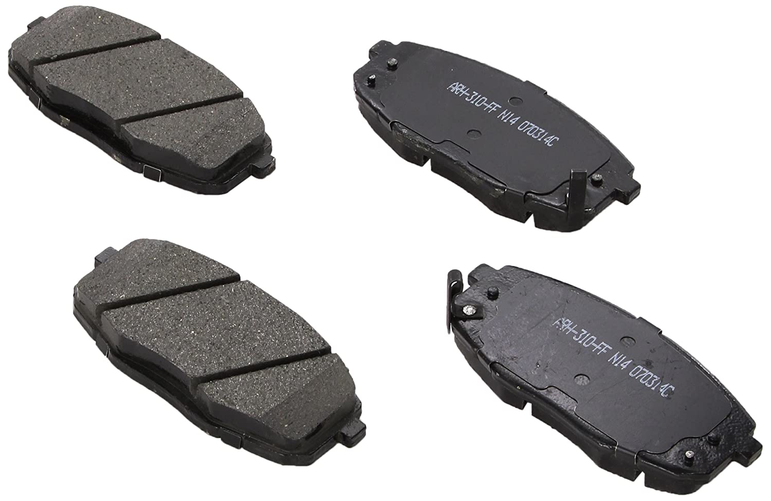 Raybestos Service Grade Ceramic Brake Pads by RAYBESTOS 01