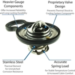 Order 190f/88c Thermostat by MOTORAD - 5449-190 For Your Vehicle