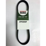 Order Air Conditioning Compressor Belt by BANDO USA - 4PK950F For Your Vehicle