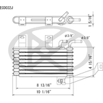 Order Automatic Transmission Oil Cooler by KOYORAD - EC0032J For Your Vehicle