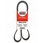 Order Belt by BANDO - BAN-6PK1670 For Your Vehicle