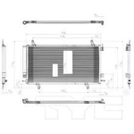 Order Condenser by TYC - 4119 For Your Vehicle