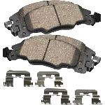 Order Front Ceramic Pads by AGNA BRAKES - PLD1075C For Your Vehicle