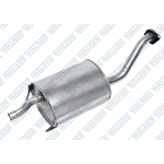 Purchase Steel Direct Fit Muffler - WALKER USA - 18862