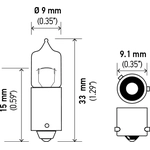 Order Driving And Fog Light by HELLA - H21W For Your Vehicle