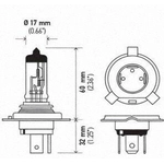 Order Dual Beam Headlight by HELLA - H4P50TB For Your Vehicle