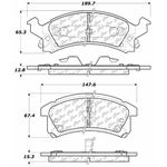 Order Front Ceramic Pads by CENTRIC PARTS - 103.05060 For Your Vehicle