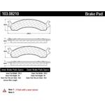 Order Front Ceramic Pads by CENTRIC PARTS - 103.08210 For Your Vehicle