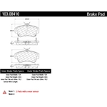 Order Front Ceramic Pads by CENTRIC PARTS - 103.08410 For Your Vehicle