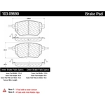 Order Front Ceramic Pads by CENTRIC PARTS - 103.09690 For Your Vehicle