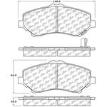 Order CENTRIC PARTS - 103.12730 - Front Ceramic Pads For Your Vehicle