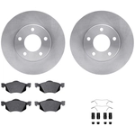 Order DYNAMIC FRICTION COMPANY - 6312-54144 - Front Disc Brake Kit For Your Vehicle