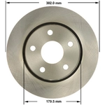 Order BENDIX GLOBAL - PRT5725 - Disc Brake Rotor For Your Vehicle