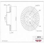 Order Front Disc Brake Rotor by ULTRA - BM765 For Your Vehicle