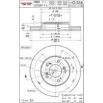 Order ULTRA - HO558 - Front Disc Brake Rotor For Your Vehicle