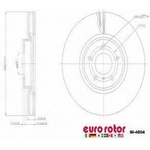 Order Front Disc Brake Rotor by ULTRA - NI4004 For Your Vehicle