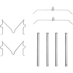 Order DYNAMIC FRICTION COMPANY - 340-76013 - Disc Brake Hardware Kit For Your Vehicle