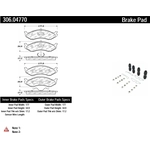 Order Front High Performance Pads by CENTRIC PARTS - 306.04770 For Your Vehicle