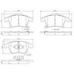 Order Front Premium Ceramic Pads by BREMBO - P24173N For Your Vehicle