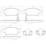 Order Front Premium Ceramic Pads by BREMBO - P28023N For Your Vehicle