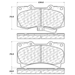 Order Front Premium Ceramic Pads by CENTRIC PARTS - 301.11190 For Your Vehicle