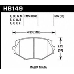 Order Front Premium Pads by HAWK PERFORMANCE - HB149G.505 For Your Vehicle