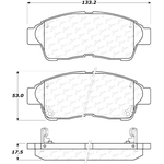 Order Front Semi Metallic Pads by CENTRIC PARTS - 102.05620 For Your Vehicle