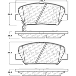 Order Front Super Premium Ceramic Pads by CENTRIC PARTS - 105.14130 For Your Vehicle