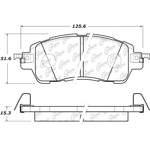 Order Front Super Premium Ceramic Pads by CENTRIC PARTS - 105.18520 For Your Vehicle