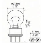 Order Front Turn Signal by HELLA - 3457NA For Your Vehicle