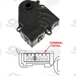 Order Heater Blend Door Or Water Shutoff Actuator by GLOBAL PARTS DISTRIBUTORS - 1712062 For Your Vehicle