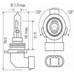 Order High Beam Headlight by HELLA - 9012LL For Your Vehicle